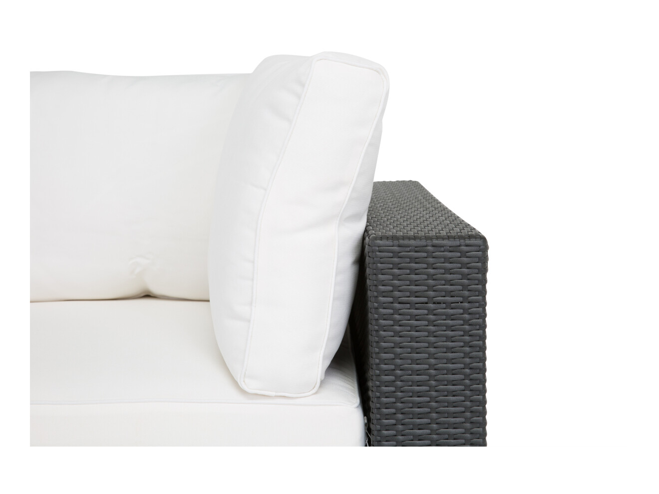 Vrtni fotelj Comfort Garden 1343 (Bela + Črna)