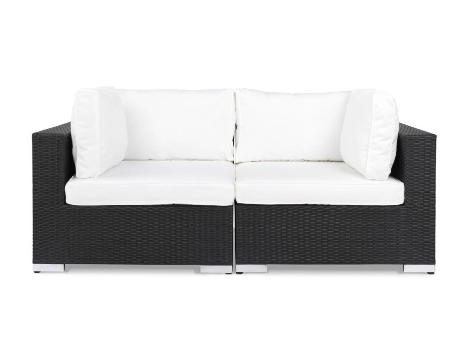 Vrtni fotelj Comfort Garden 1343 (Bela + Črna)