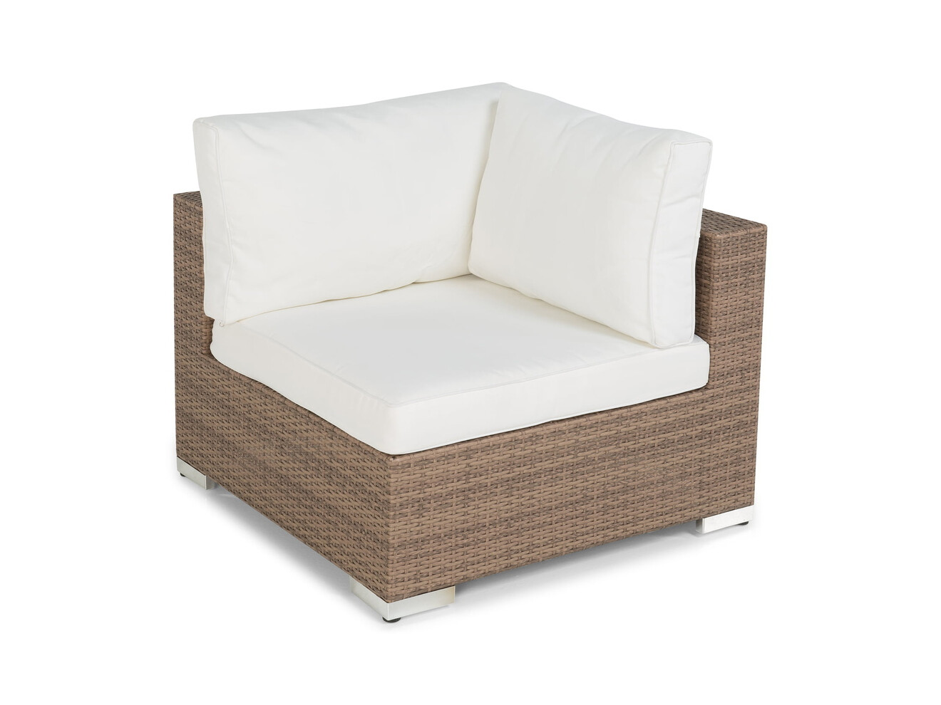 Vrtni fotelj Comfort Garden 1374 (Rjava + Bela)