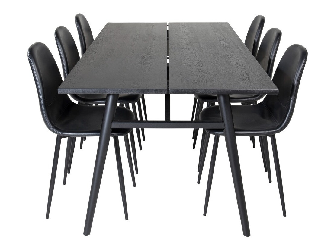 Jedilniški komplet Dallas 1681 (Črna)