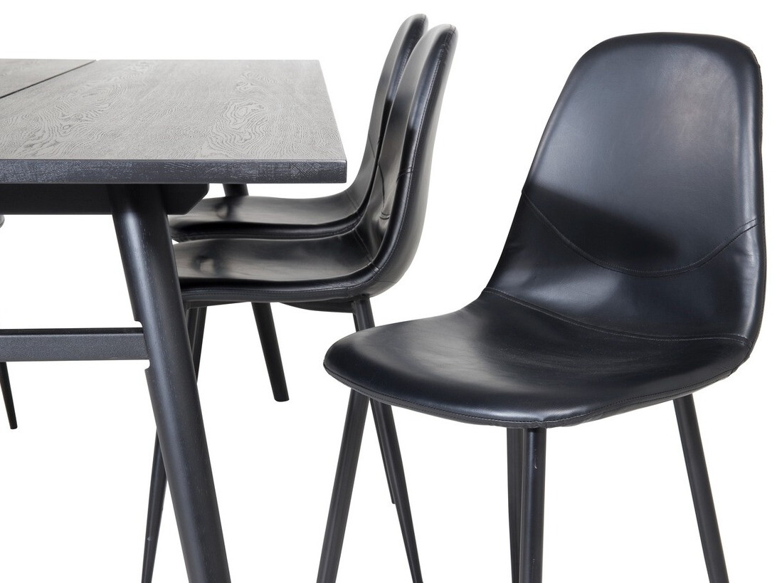 Jedilniški komplet Dallas 1681 (Črna)