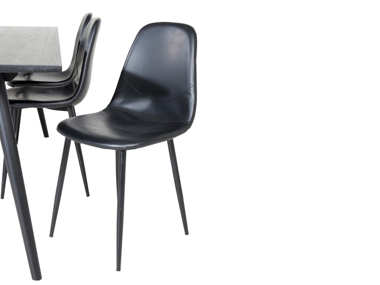 Jedilniški komplet Dallas 1681 (Črna)