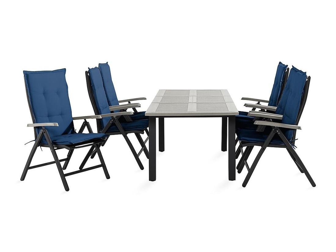Komplet mize in stolov Comfort Garden 1533 (Modra)