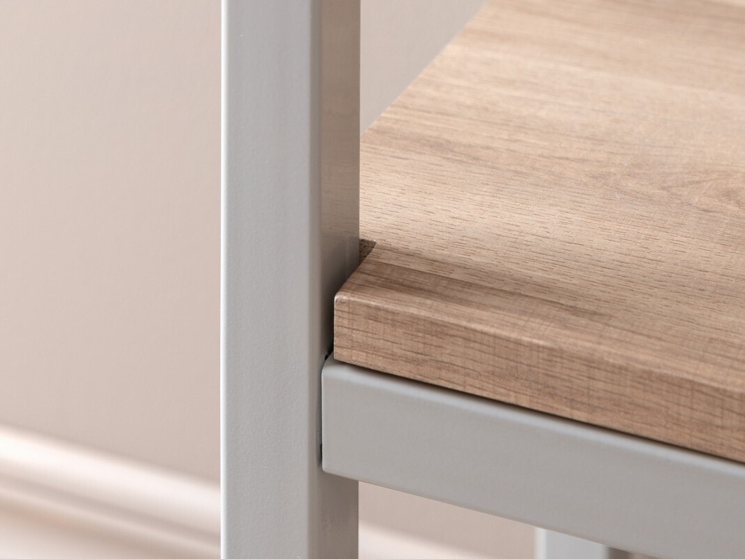 Konzolna miza Dallas 2521 (Svetel les + Siva)