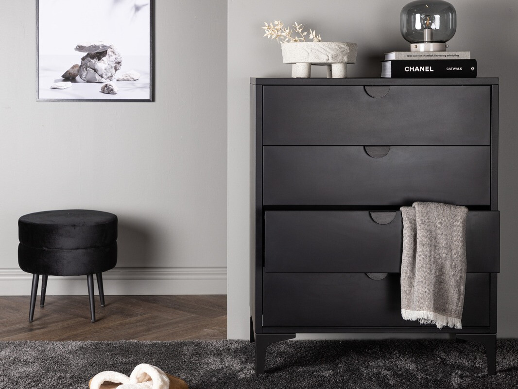 Komoda Romcamu 102 (Črna)