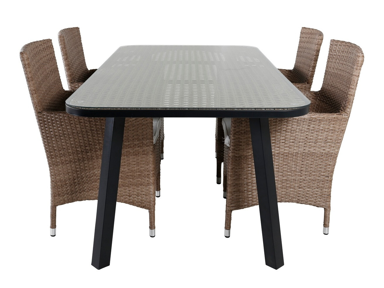 Komplet mize in stolov Dallas 507
