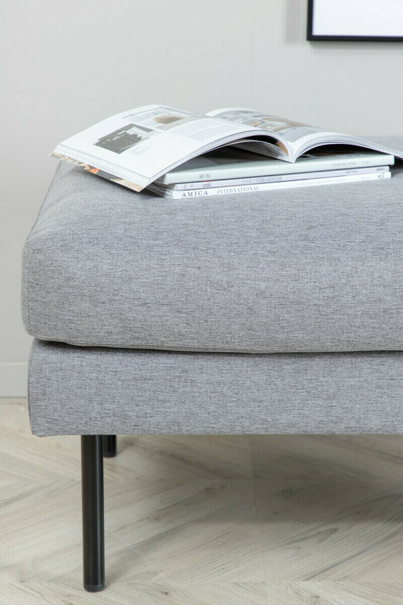 Komplet oblazinjenega pohištva Fercame 105 (Črna + Siva)