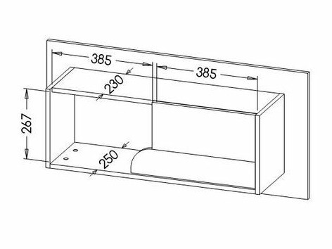 Stenska polica Lomteo 108
