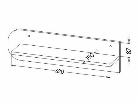 Stenska polica Lomteo 109