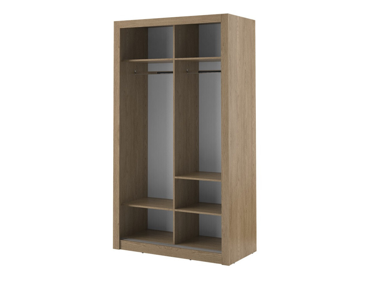 Garderobna omara Fresno 118 (Lahki hrast)
