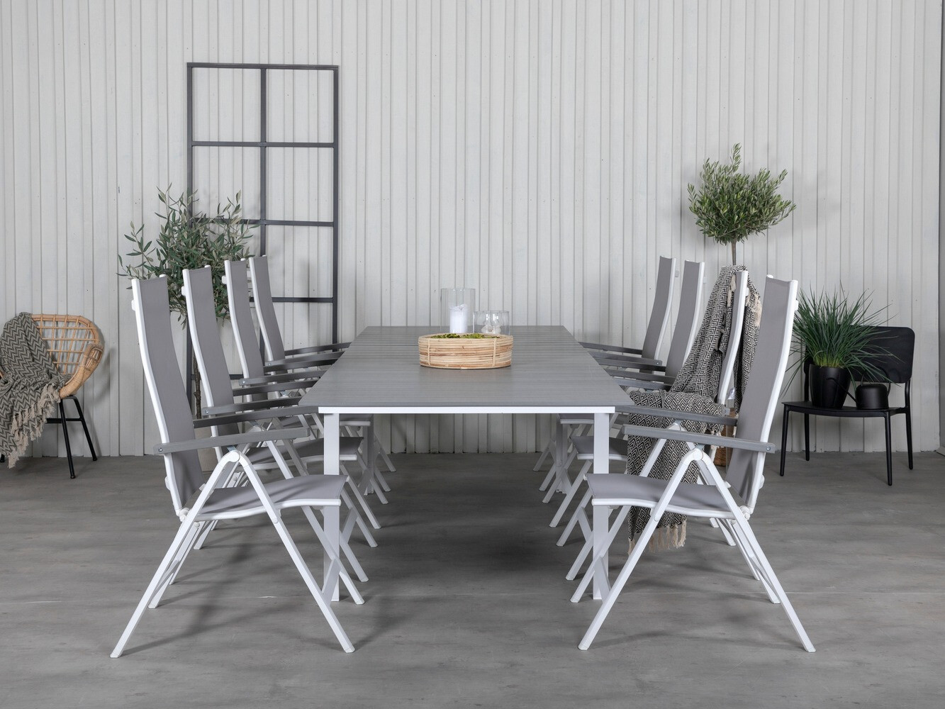 Komplet mize in stolov Dallas 703