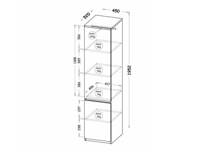 Regal Evaropha 101 (Wotan hrast + Bela)