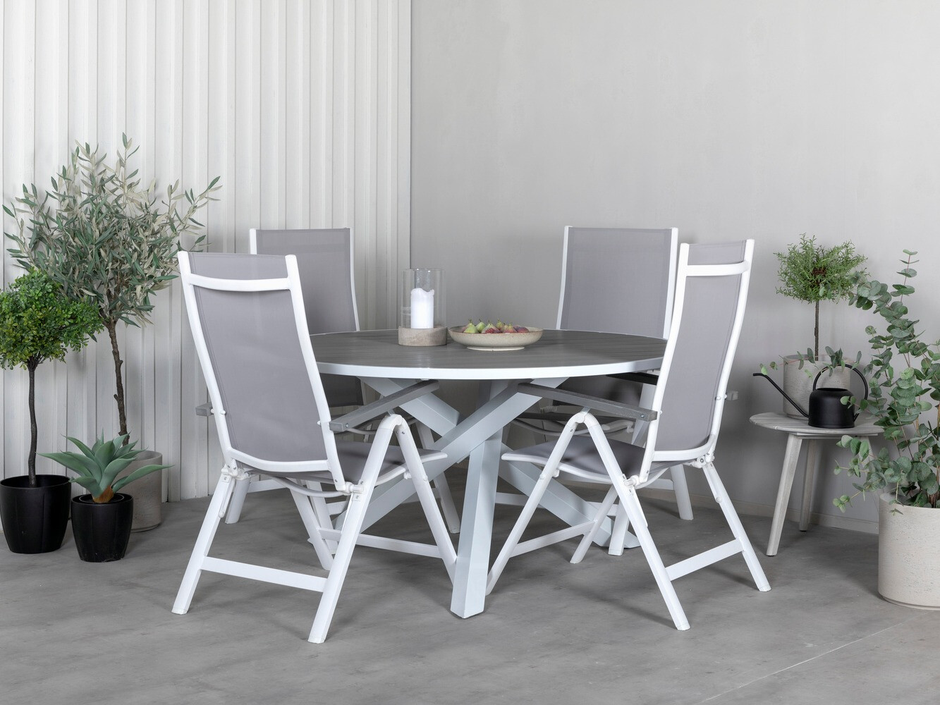 Komplet mize in stolov Dallas 2121