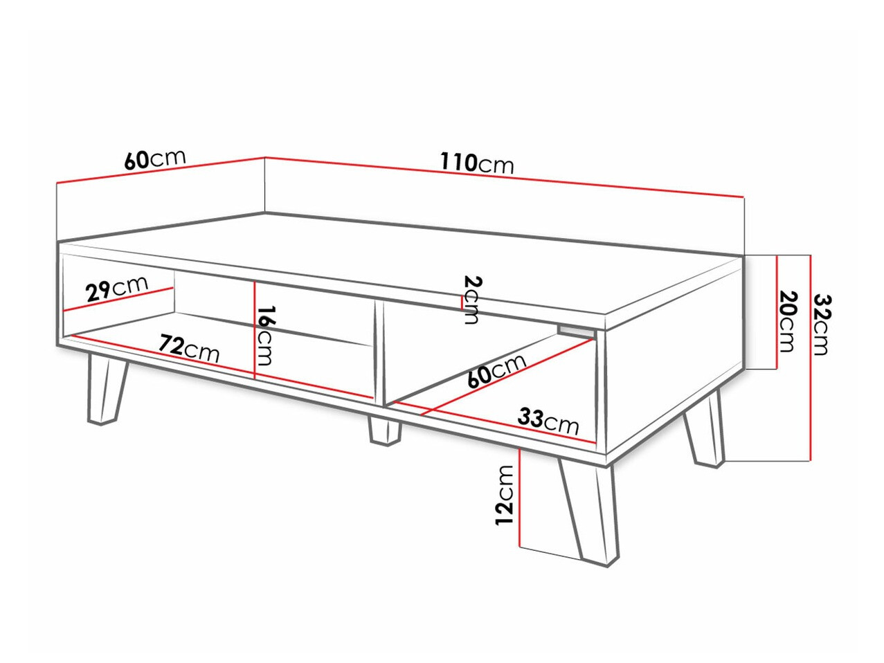 Klubska mizica Melevara 102