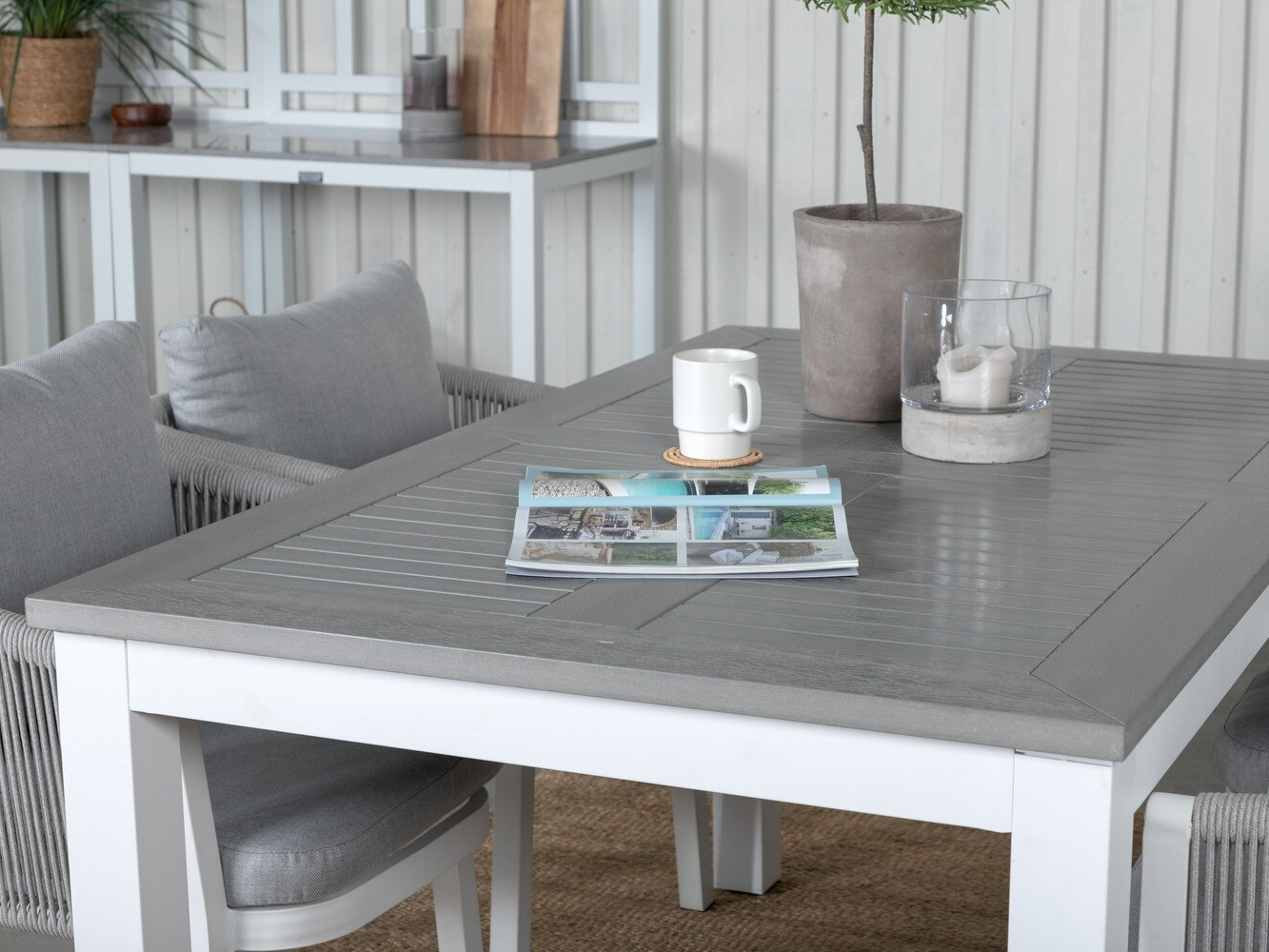 Komplet mize in stolov Dallas 2805