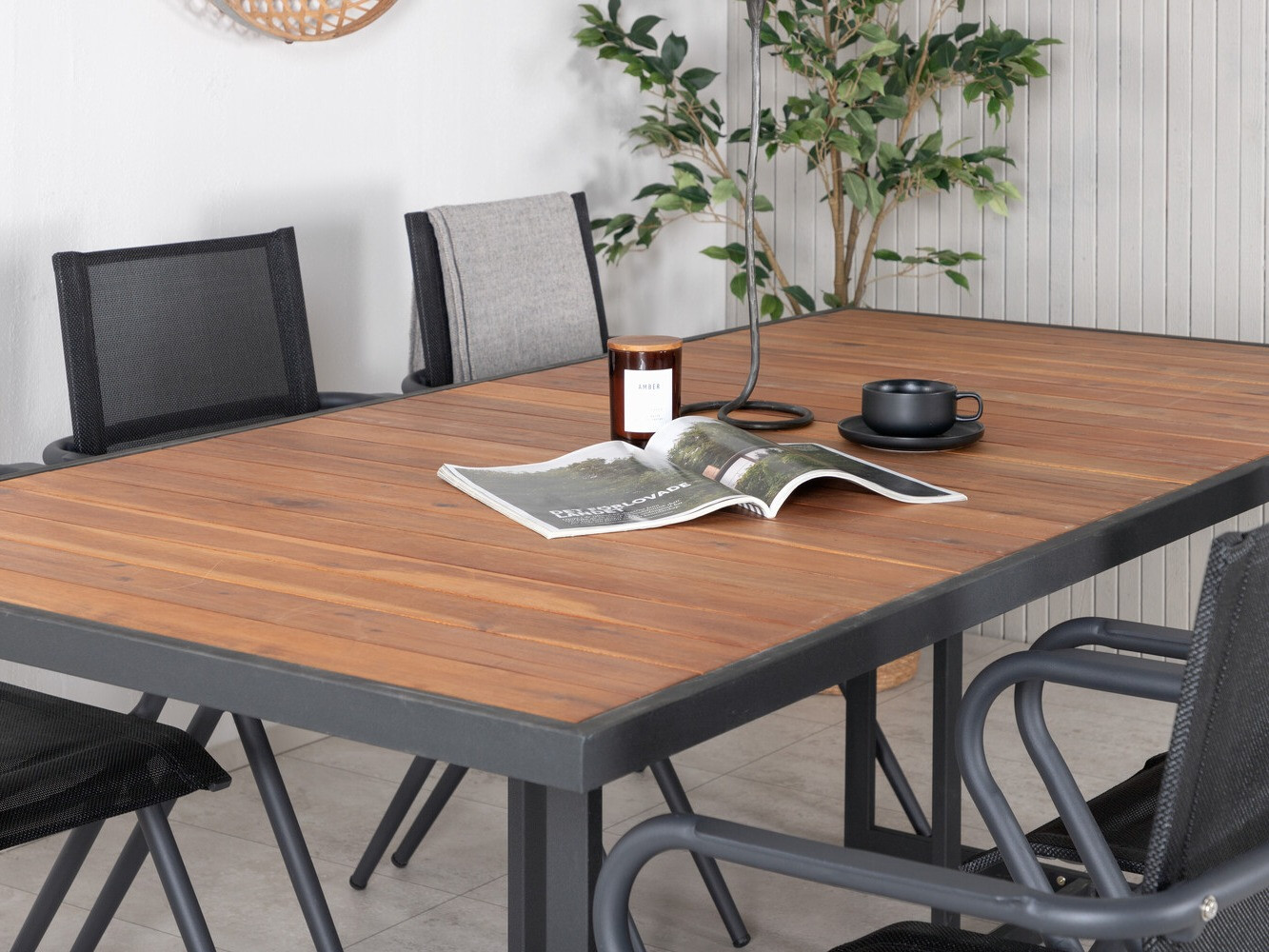 Komplet mize in stolov Dallas 2899