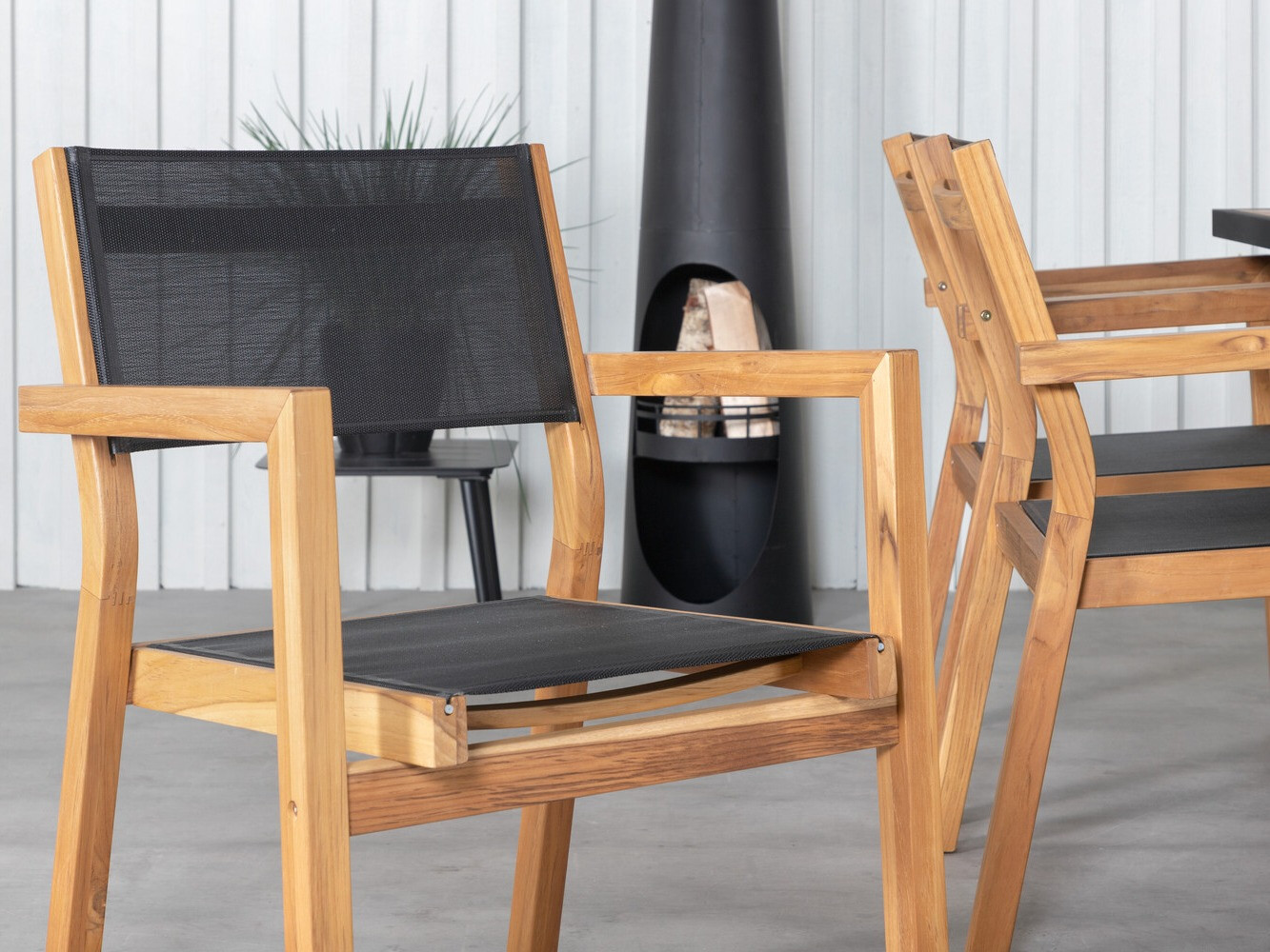 Komplet mize in stolov Dallas 2919