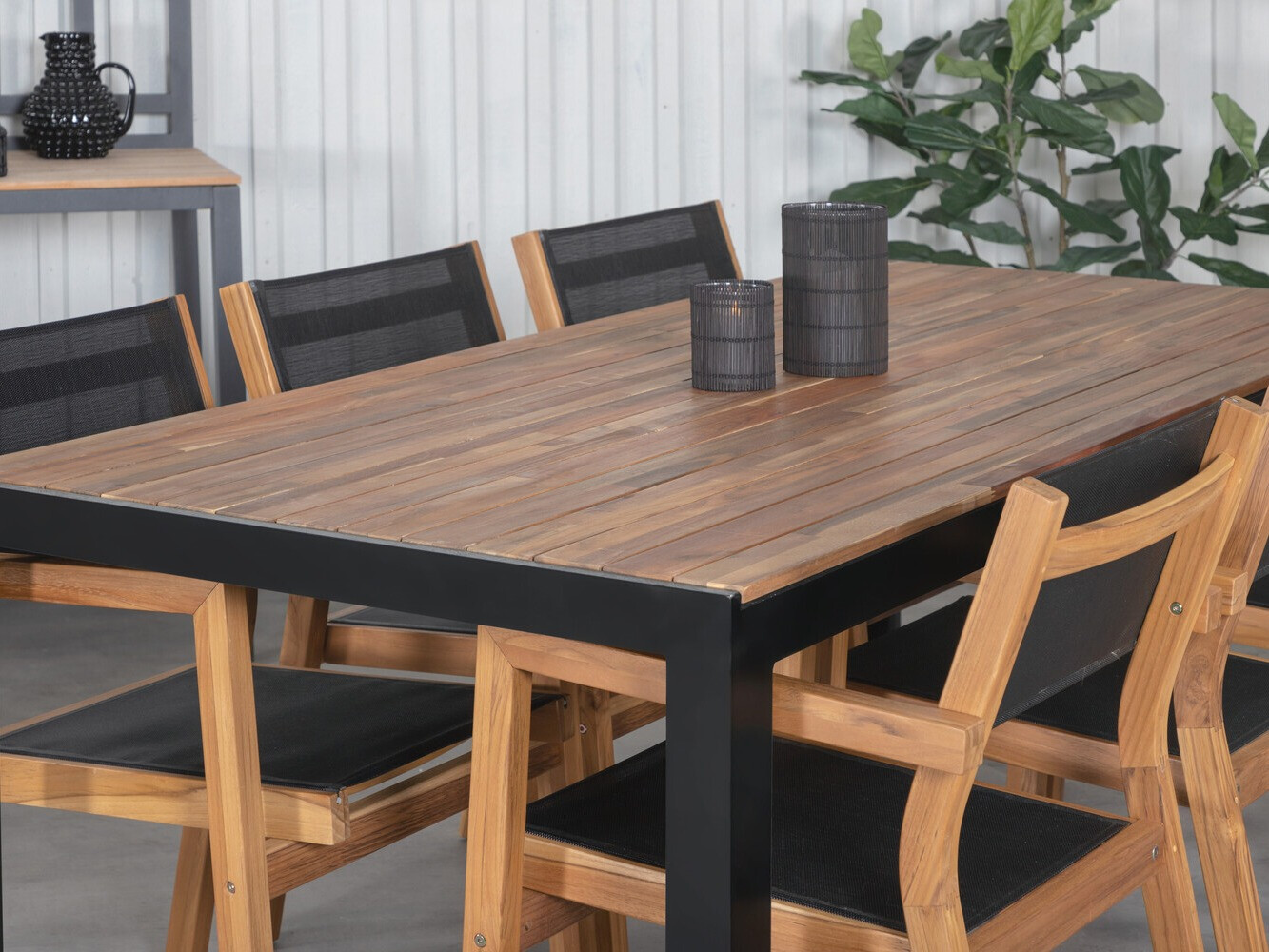 Komplet mize in stolov Dallas 2940