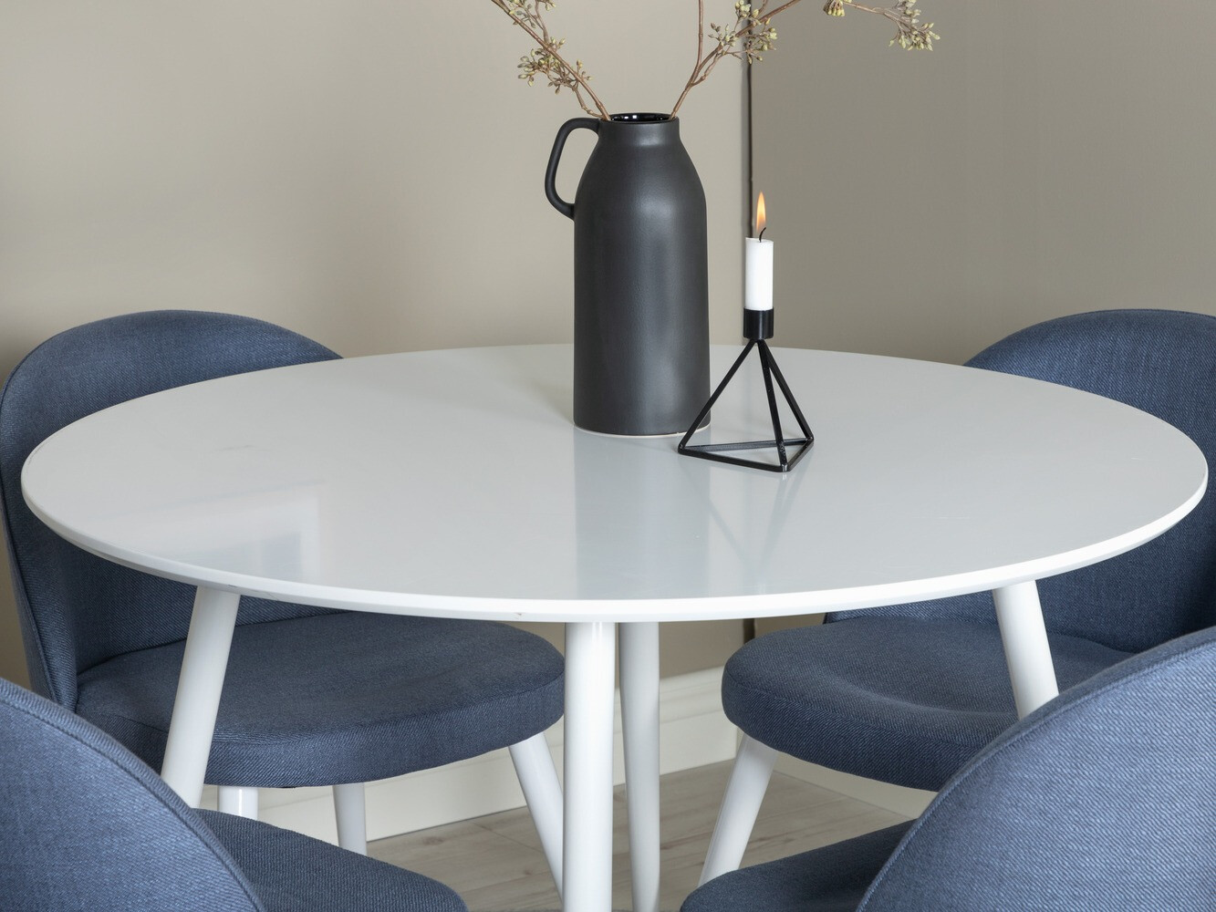 Jedilniški komplet Dallas 1536 (Modra + Bela)