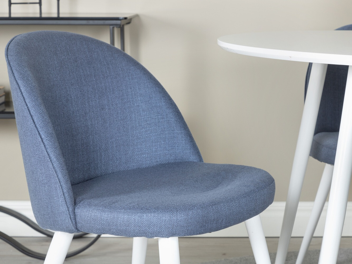 Jedilniški komplet Dallas 1536 (Modra + Bela)