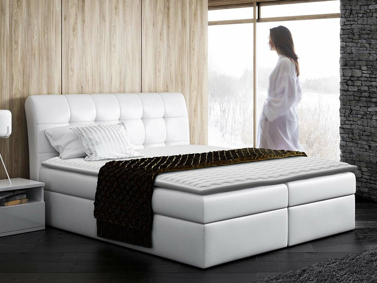Boxspring postelja Campania (Soft 017)