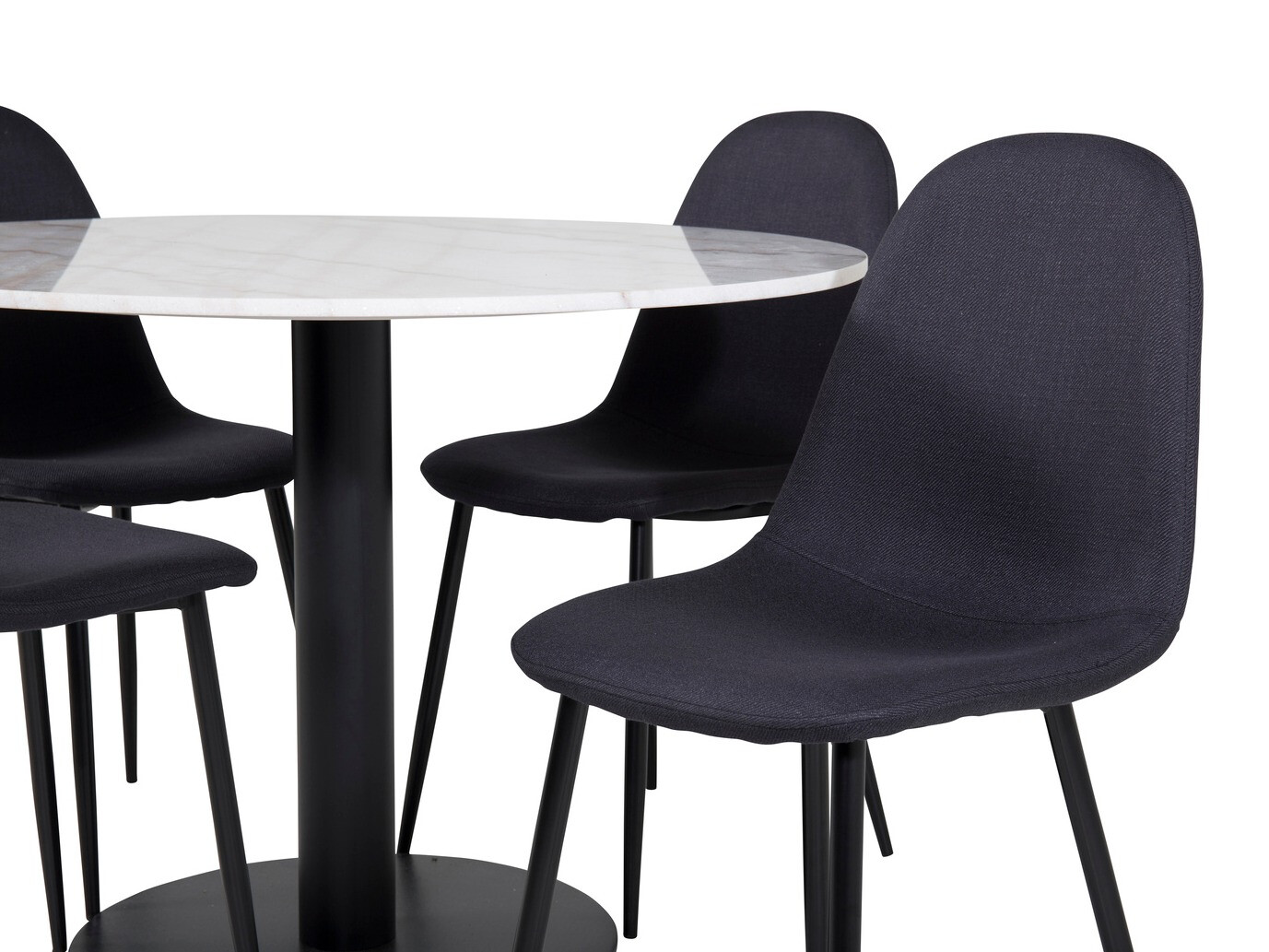 Jedilniški komplet Dallas 1613 (Črna)