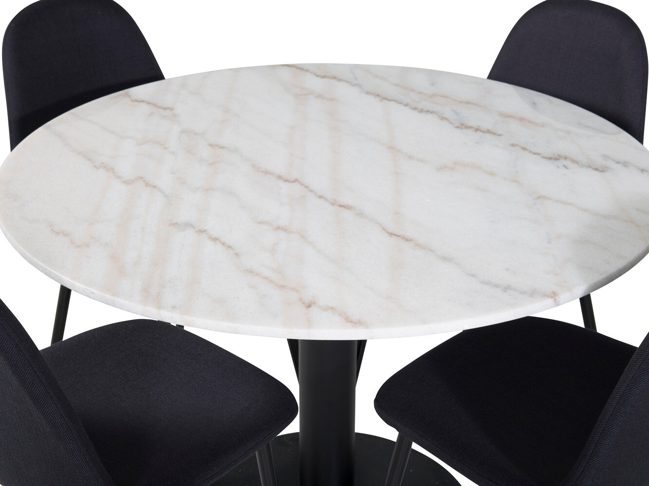 Jedilniški komplet Dallas 1613 (Črna)