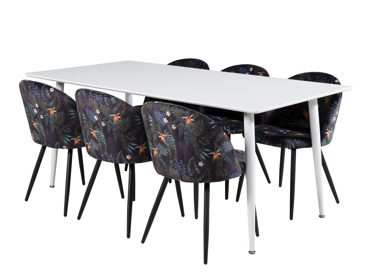 Jedilniški komplet Dallas 1624 (Cvetlični vzorec)