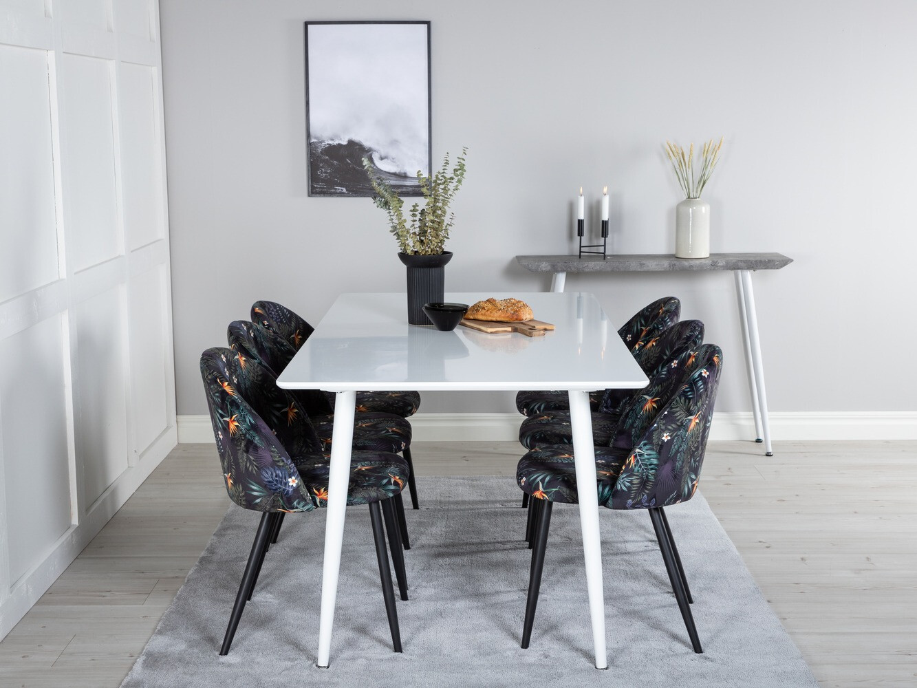 Jedilniški komplet Dallas 1624 (Cvetlični vzorec)