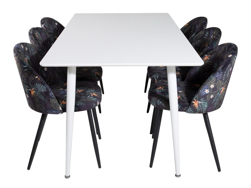 Jedilniški komplet Dallas 1624 (Cvetlični vzorec)