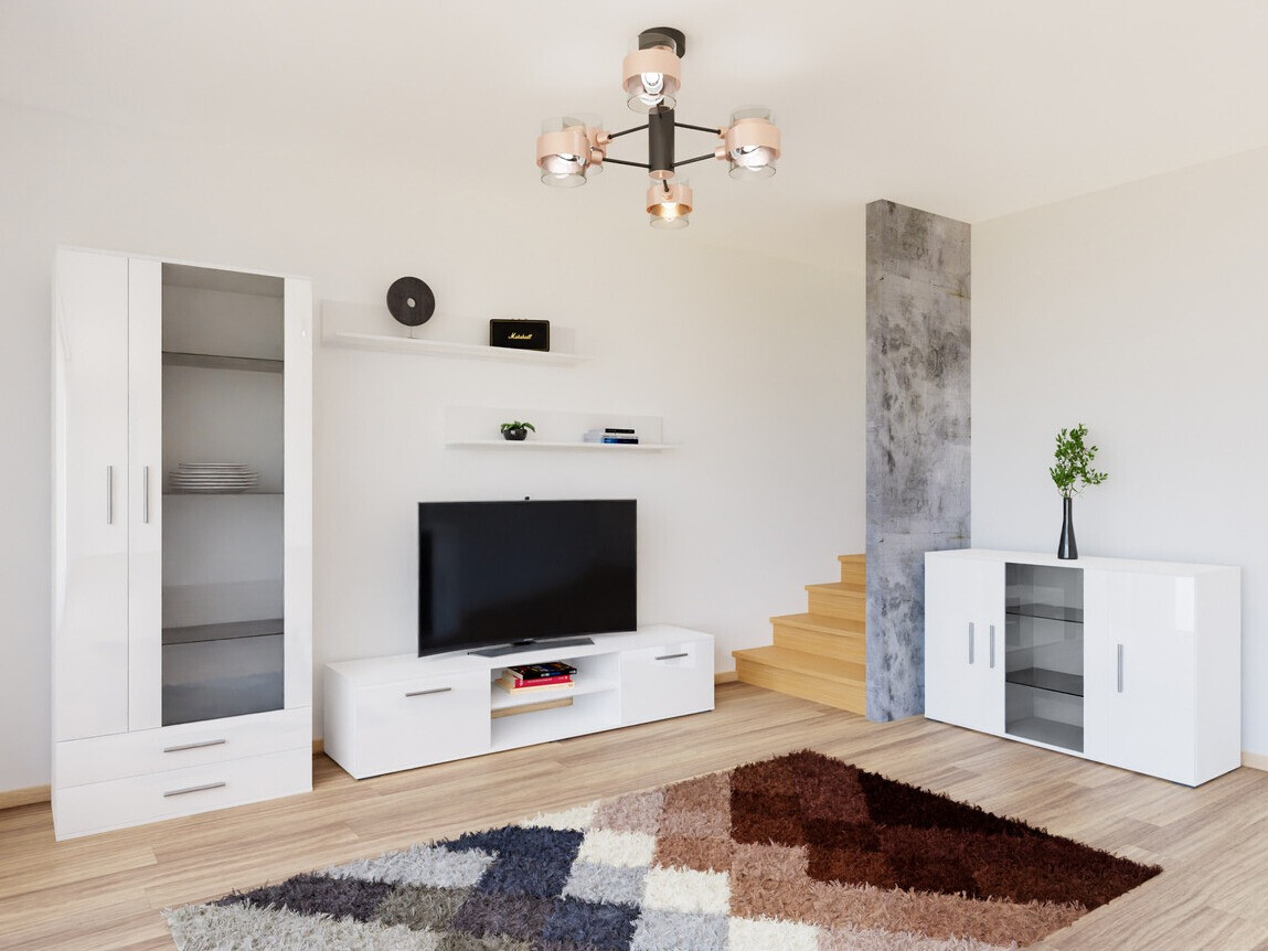 Dnevni prostor Tornola 116 (Bela + Sijaj bela)