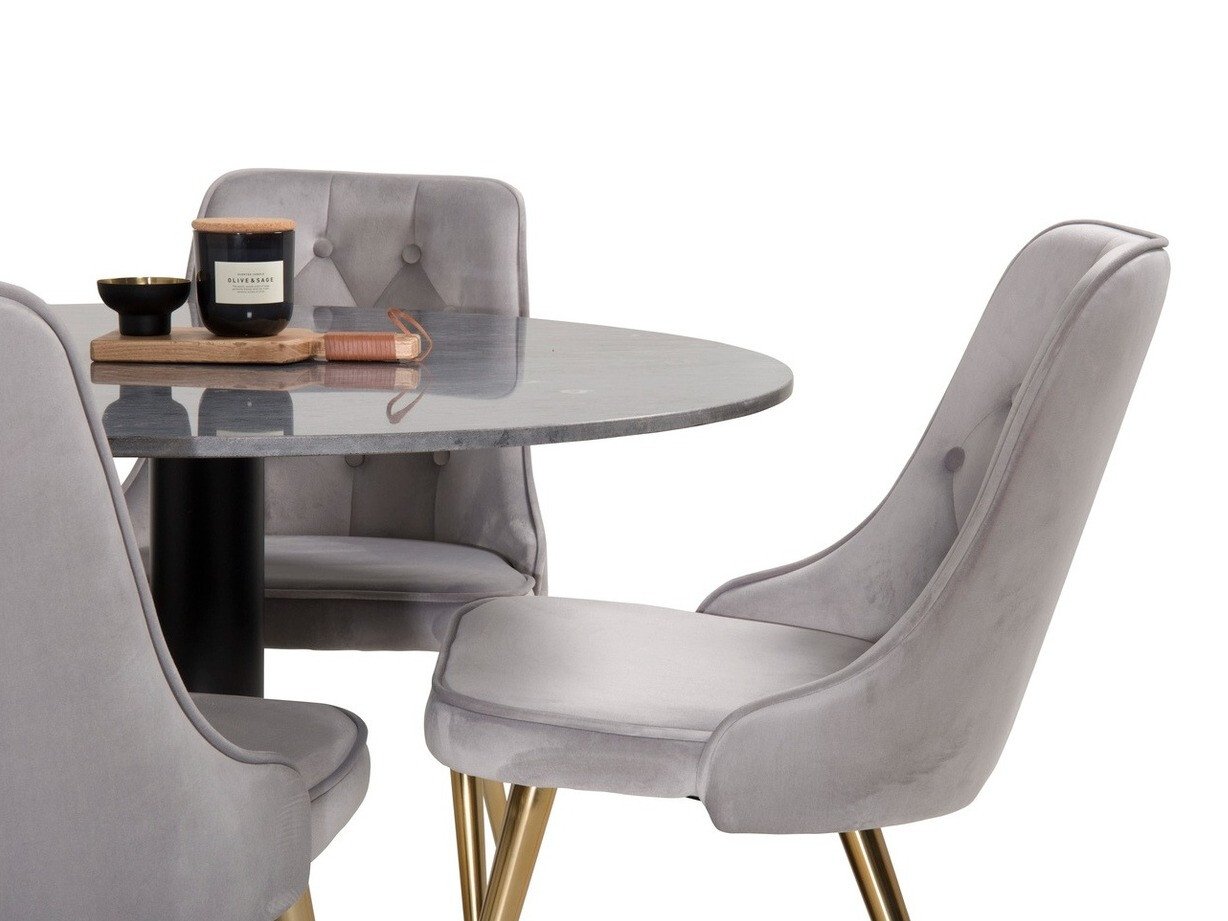 Jedilniški komplet Dallas 1627 (Siva)