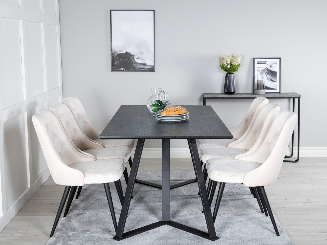 Jedilniški komplet Dallas 1628 (Bež)