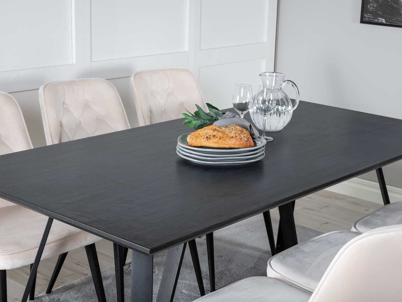 Jedilniški komplet Dallas 1628 (Bež)