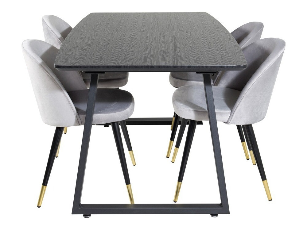 Jedilniški komplet Dallas 1631 (Siva)