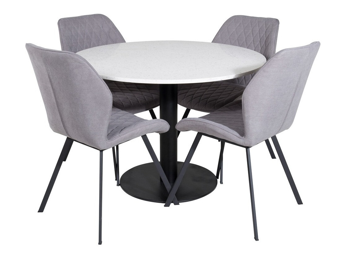 Jedilniški komplet Dallas 1635 (Siva)