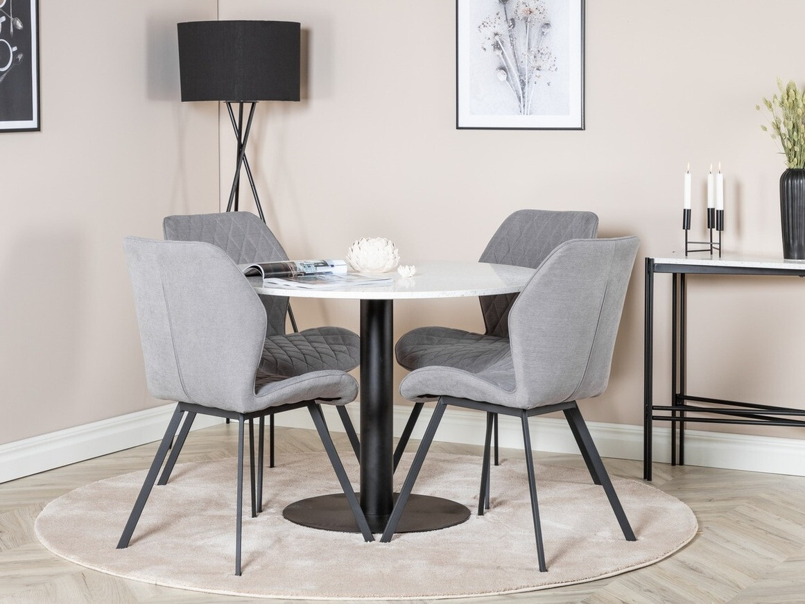 Jedilniški komplet Dallas 1635 (Siva)