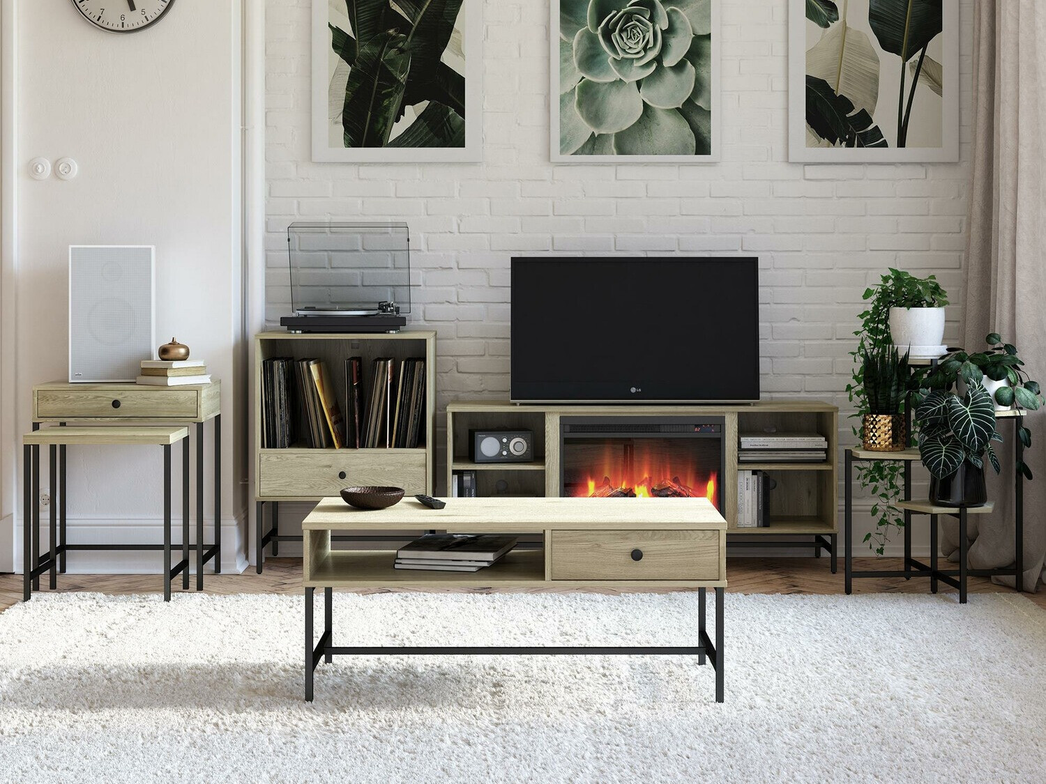 Komplet stranskih mizic Tulsa 343