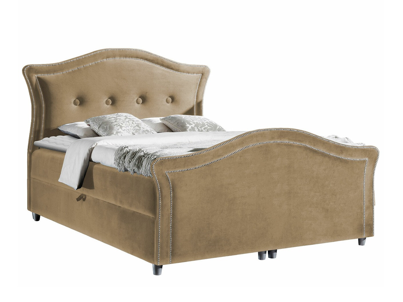 Boxspring postelja Oleum I (Magic Velvet 2206)