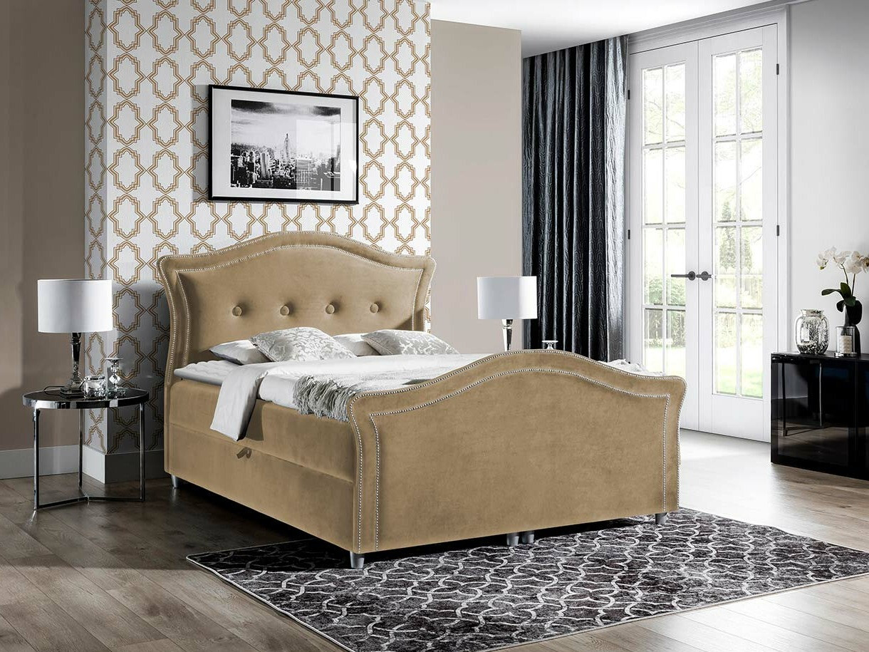 Boxspring postelja Oleum I (Magic Velvet 2206)