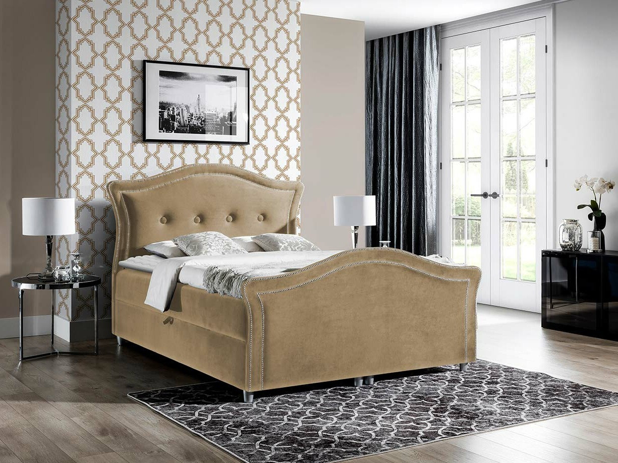 Boxspring postelja Oleum I (Magic Velvet 2206)