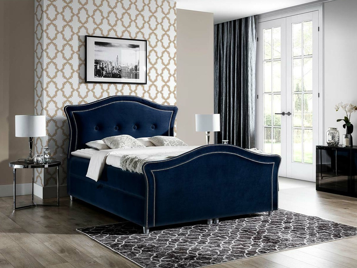 Boxspring postelja Oleum I (Magic Velvet 2216)