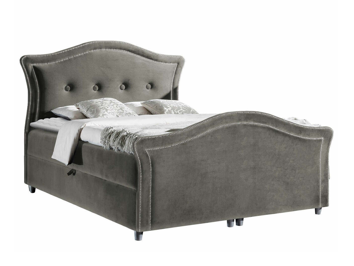 Boxspring postelja Oleum I (Magic Velvet 2217)