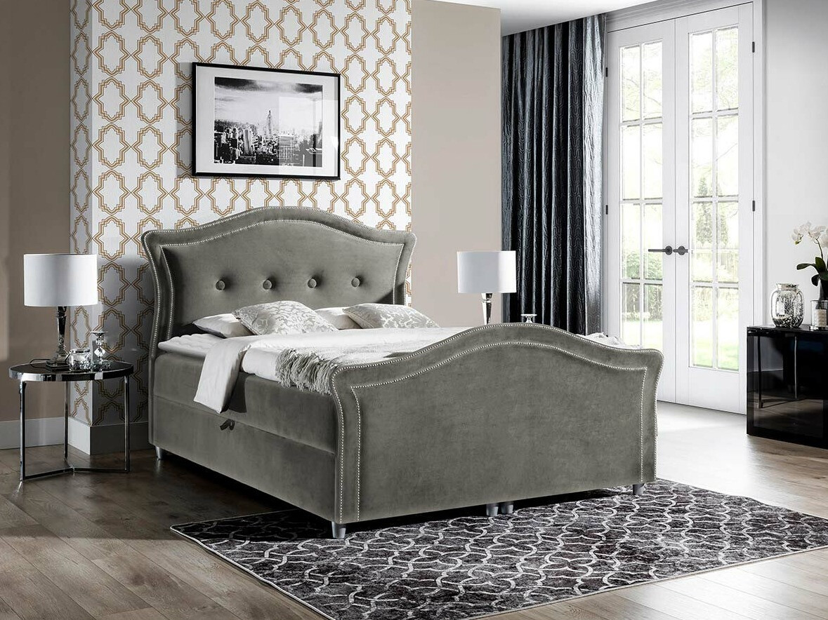 Boxspring postelja Oleum I (Magic Velvet 2217)
