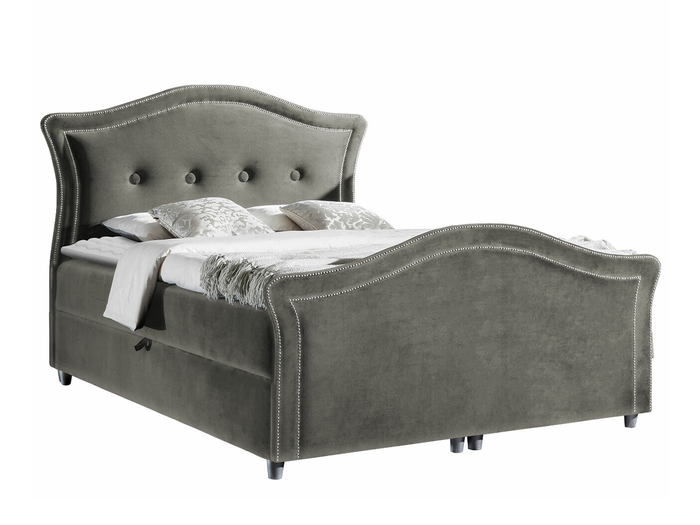 Boxspring postelja Oleum I (Magic Velvet 2217)