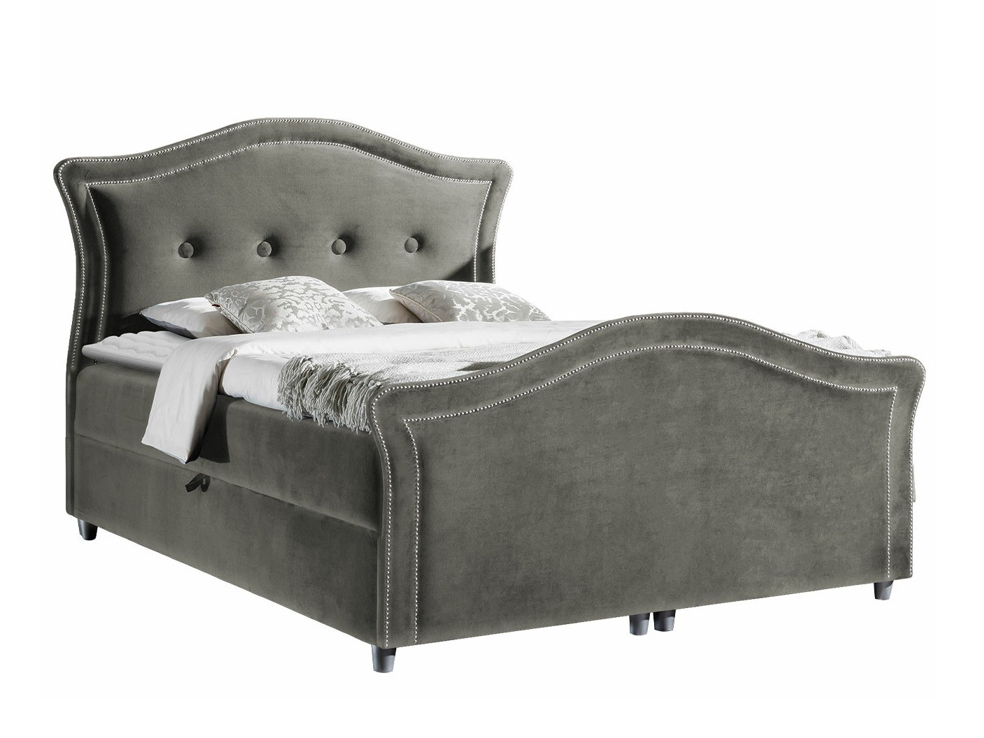 Boxspring postelja Oleum I (Magic Velvet 2217)