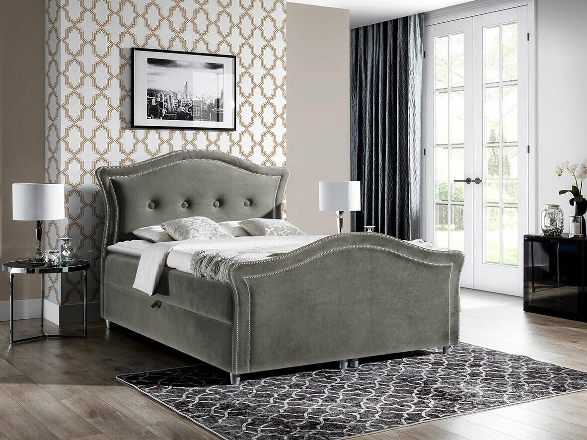 Boxspring postelja Oleum I (Magic Velvet 2217)
