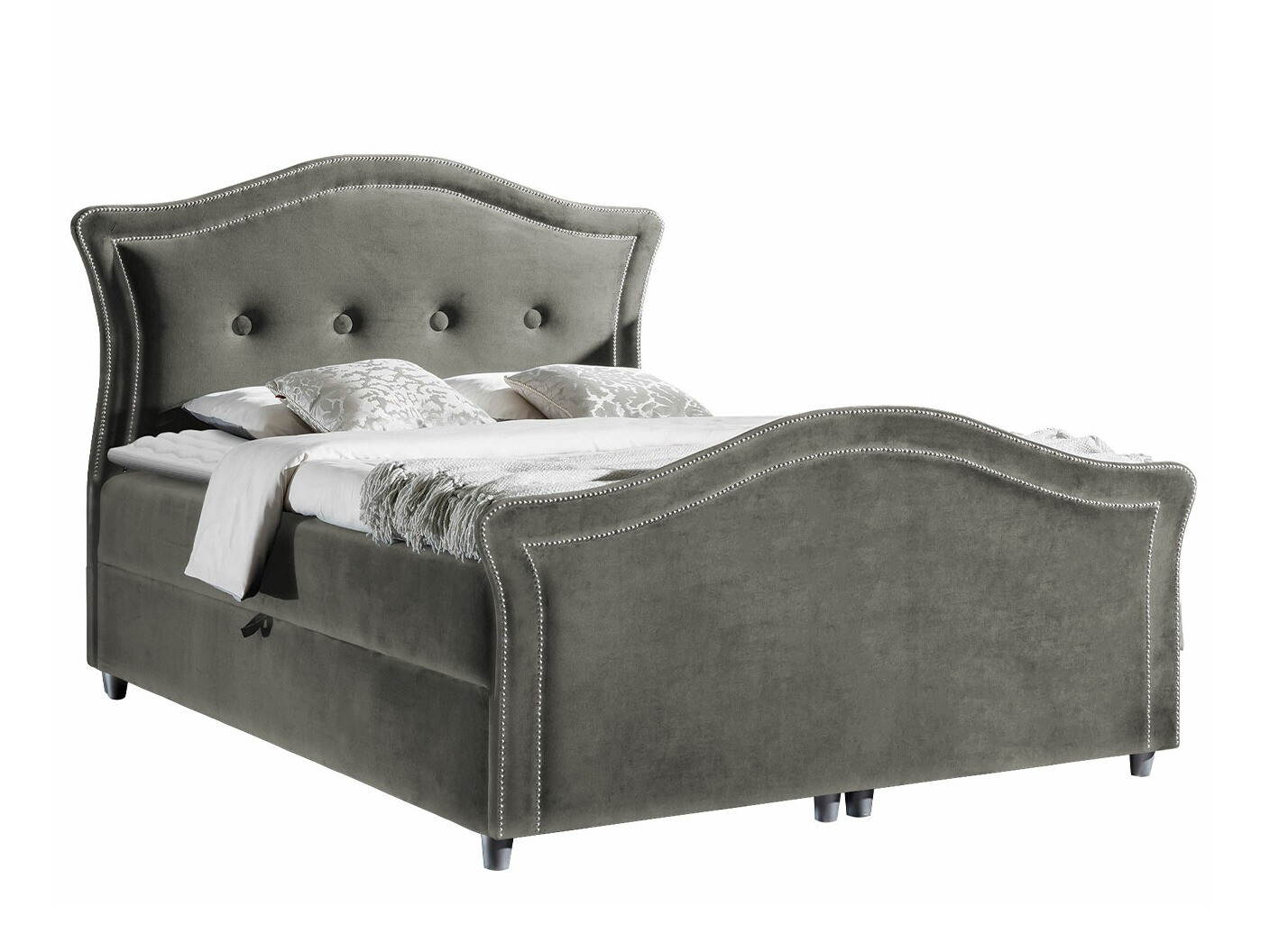 Boxspring postelja Oleum I (Magic Velvet 2217)
