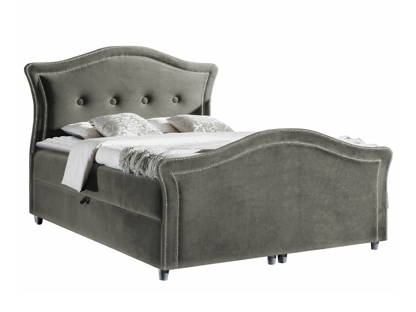 Boxspring postelja Oleum I (Magic Velvet 2217)