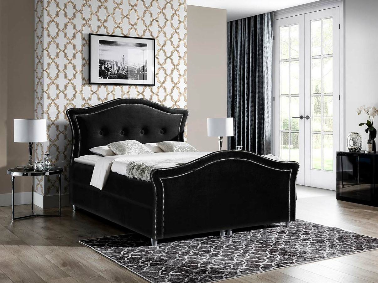 Boxspring postelja Oleum I (Magic Velvet 2219)